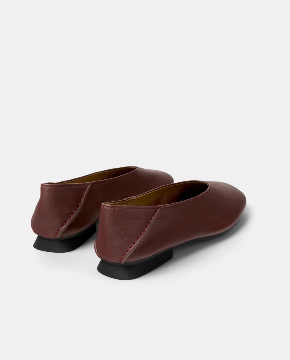 Sabrinas Rasas de Pele Myra Twins Bordeaux-3