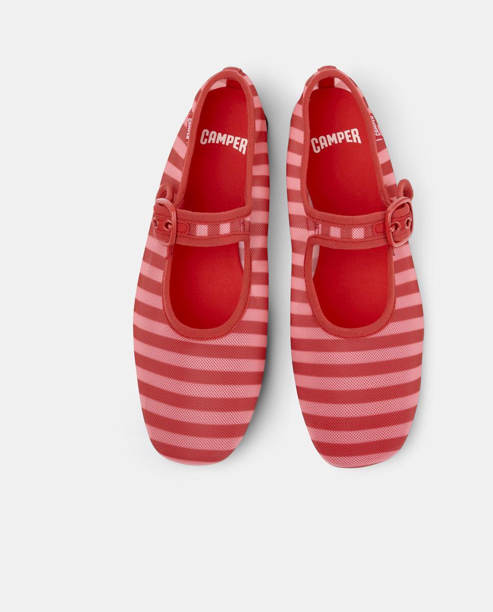 Sabrinas Rasas Casi Myra com Fivela Vermelho-2