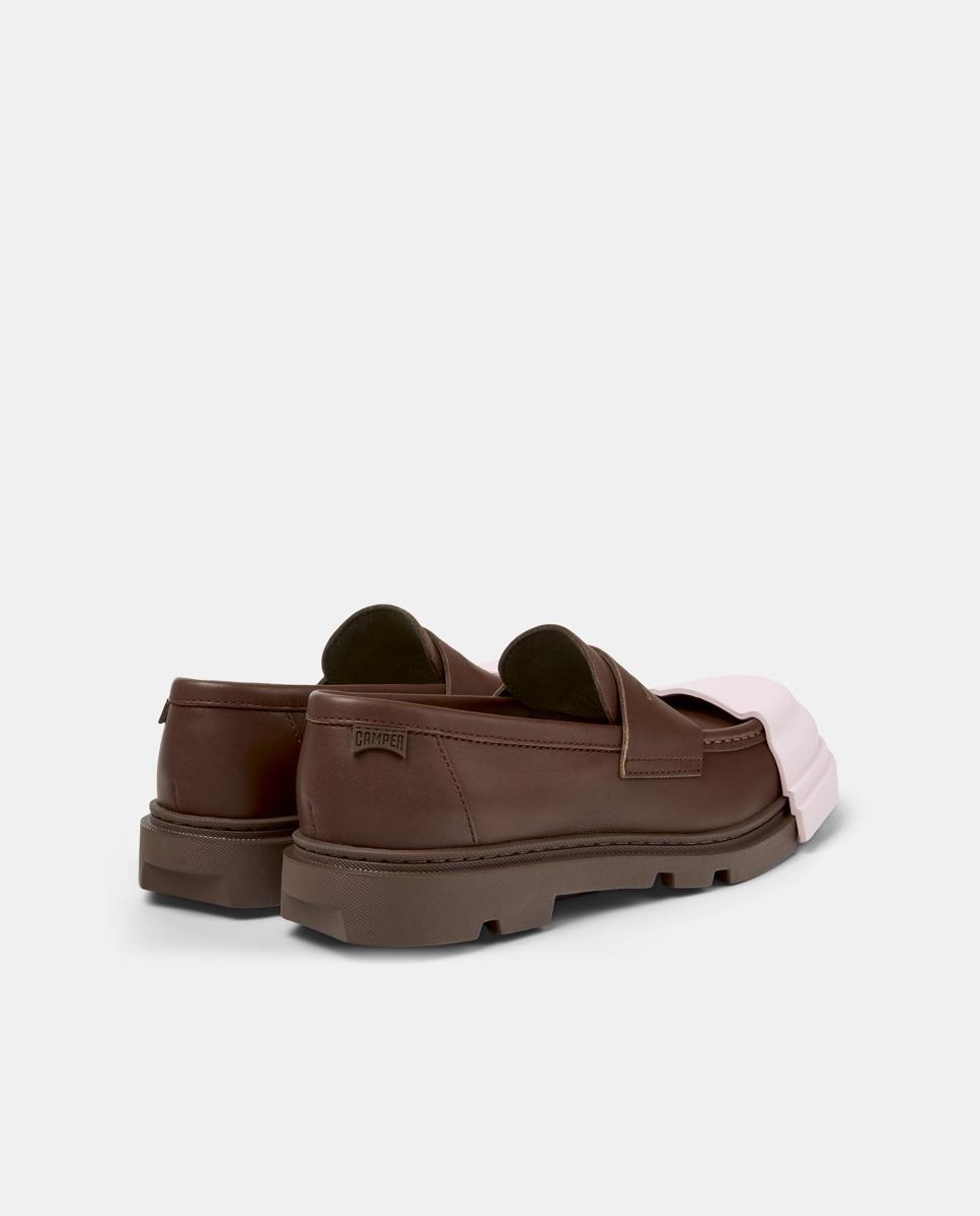 Mocassins de Pele Junction Castanho-3