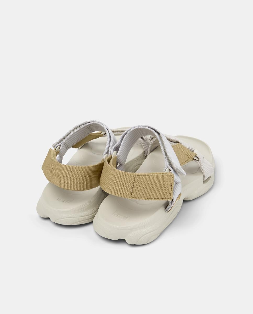Sandálias Rasas Karst Sandal com Velcro Bege / Castanho-3