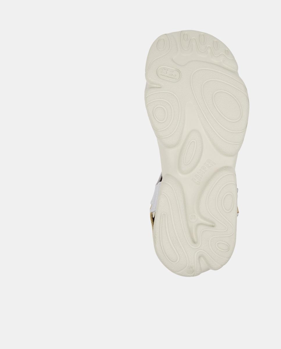 Sandálias Rasas Karst Sandal com Velcro Bege / Castanho-4