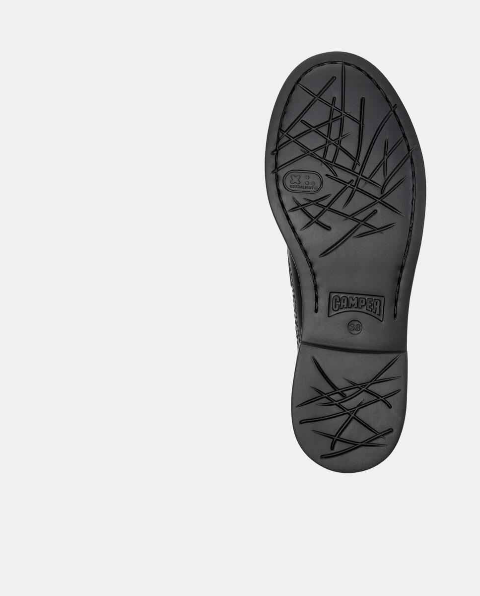 Mocassins de Pele Dean Twins Preto-4