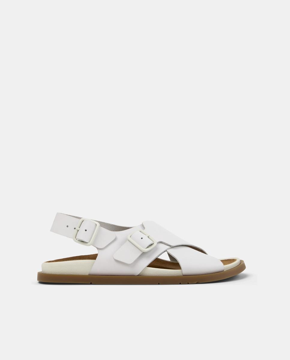 Sandálias Lluc Sandal de Pele Branco-1