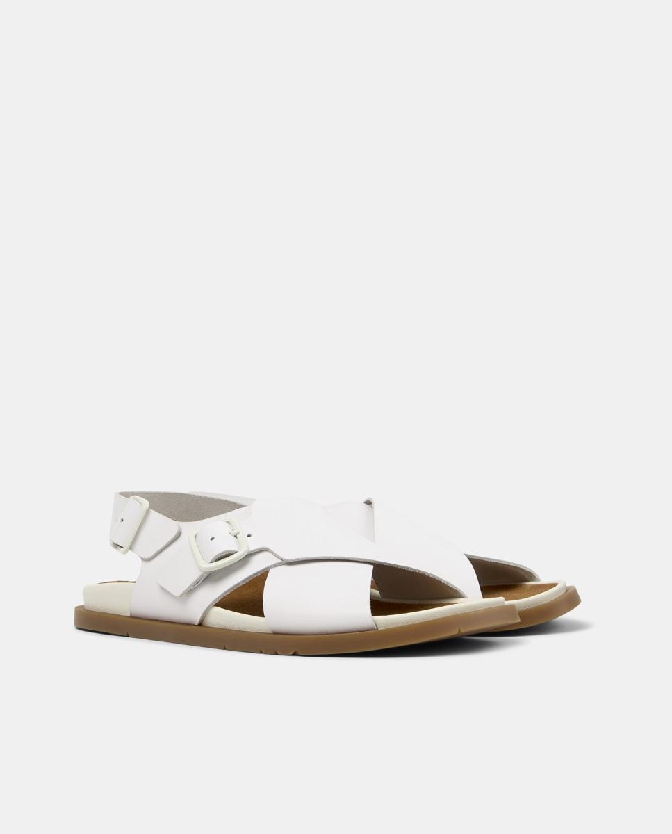 Sandálias Lluc Sandal de Pele Branco-5