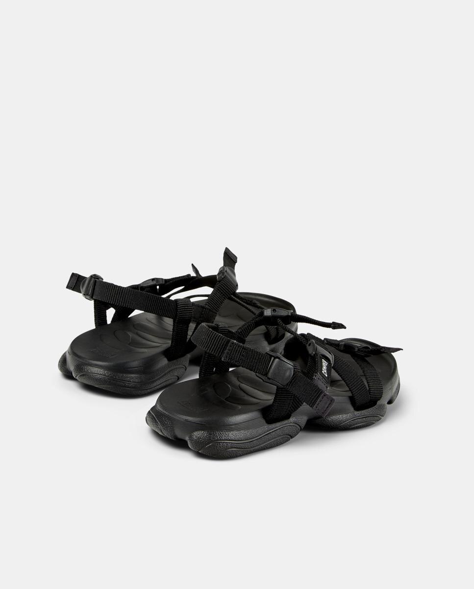Sandálias Rasas Karst Sandal com Velcro Preto-3