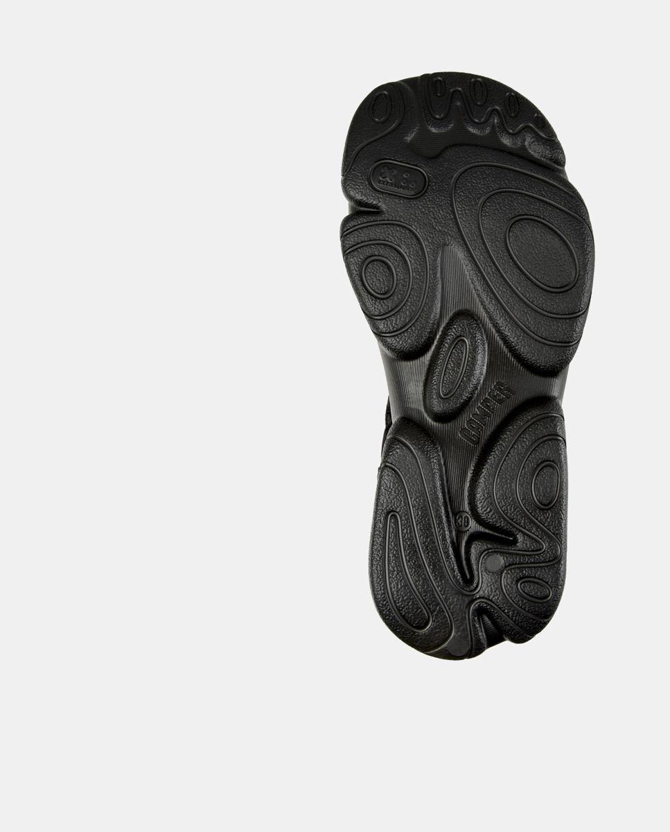Sandálias Rasas Karst Sandal com Velcro Preto-4