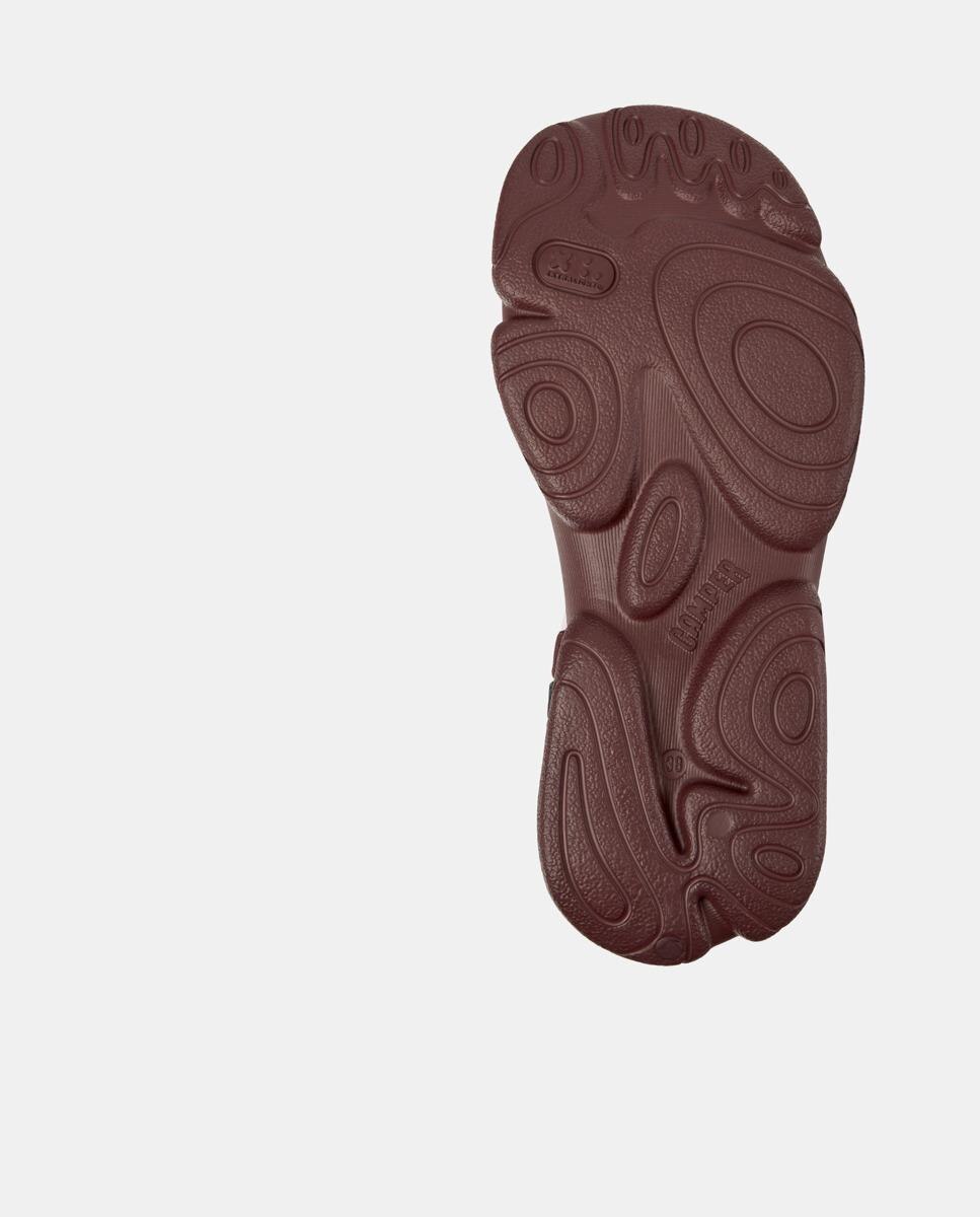 Sandálias Rasas Karst Sandal com Velcro Bordeaux-4