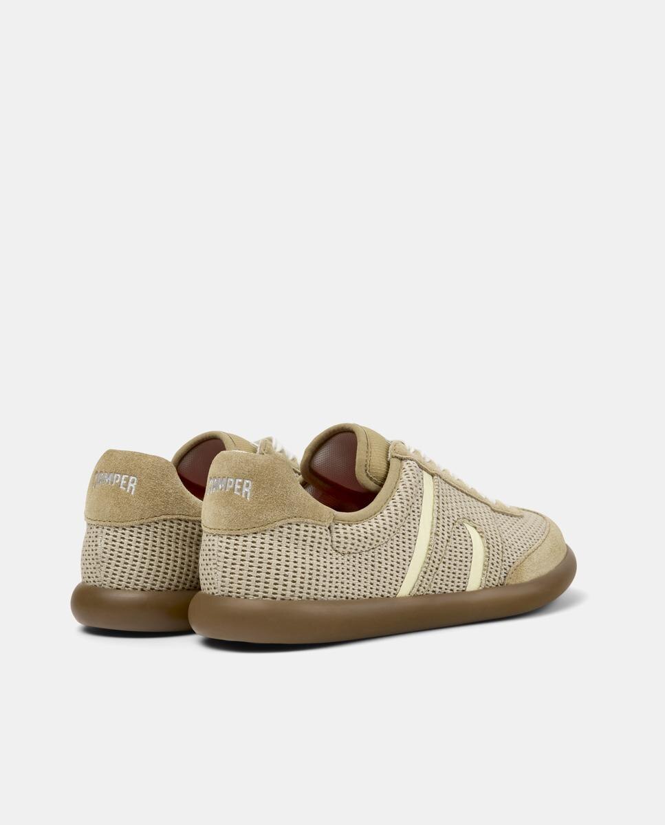 Sapatilhas Básicas com Atacadores Pelotas Soller Bege-3