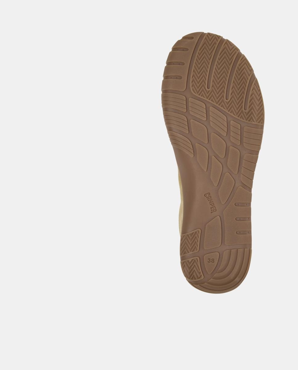 Sapatilhas Peu Path+ de Pele Castanho-claro-4