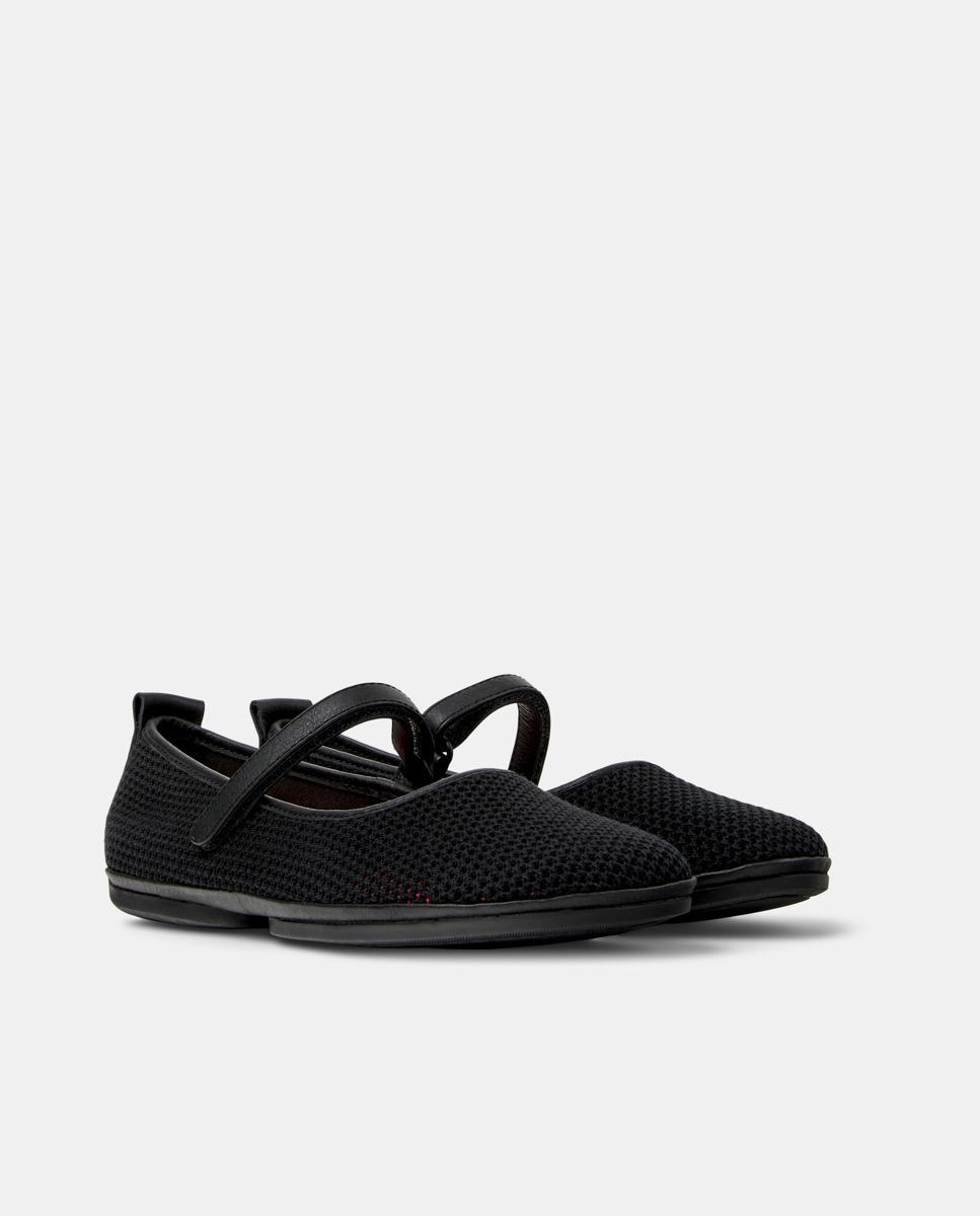 Sabrinas Rasas Right Nina com Fecho de Velcro Preto-5