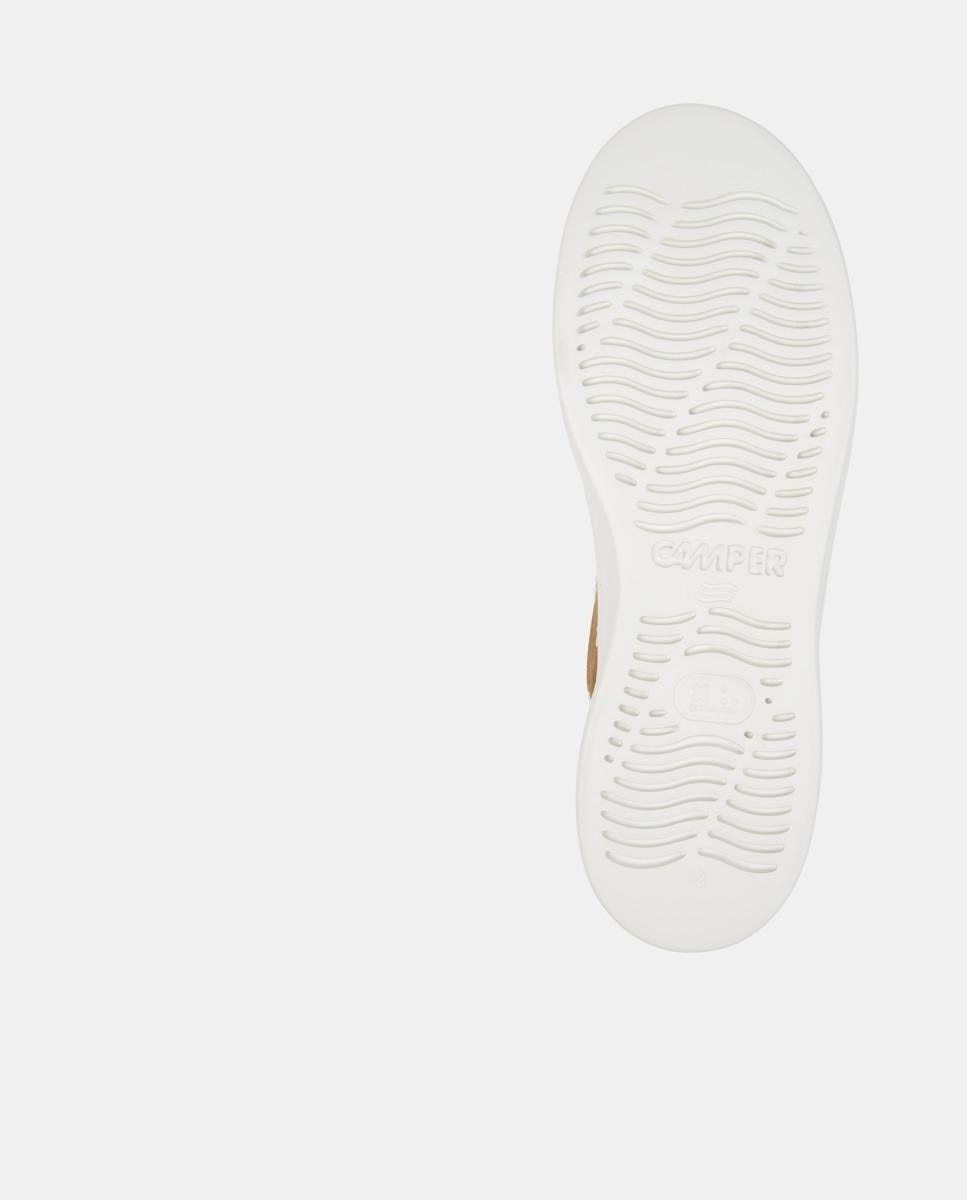 Sapatilhas Básicas de Pele Runner Up Castanho-4