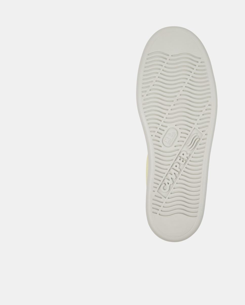 Sapatilhas de Pele Runner Four Creme-4