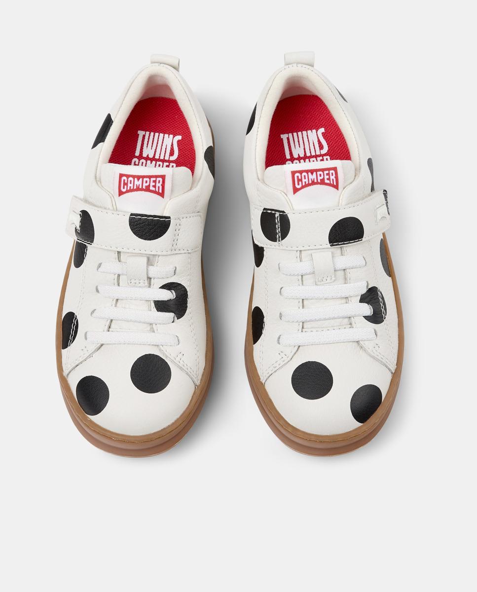 Sapatilhas Desportivas Infantil de Pele Runner Four Twins Branco / Preto-2