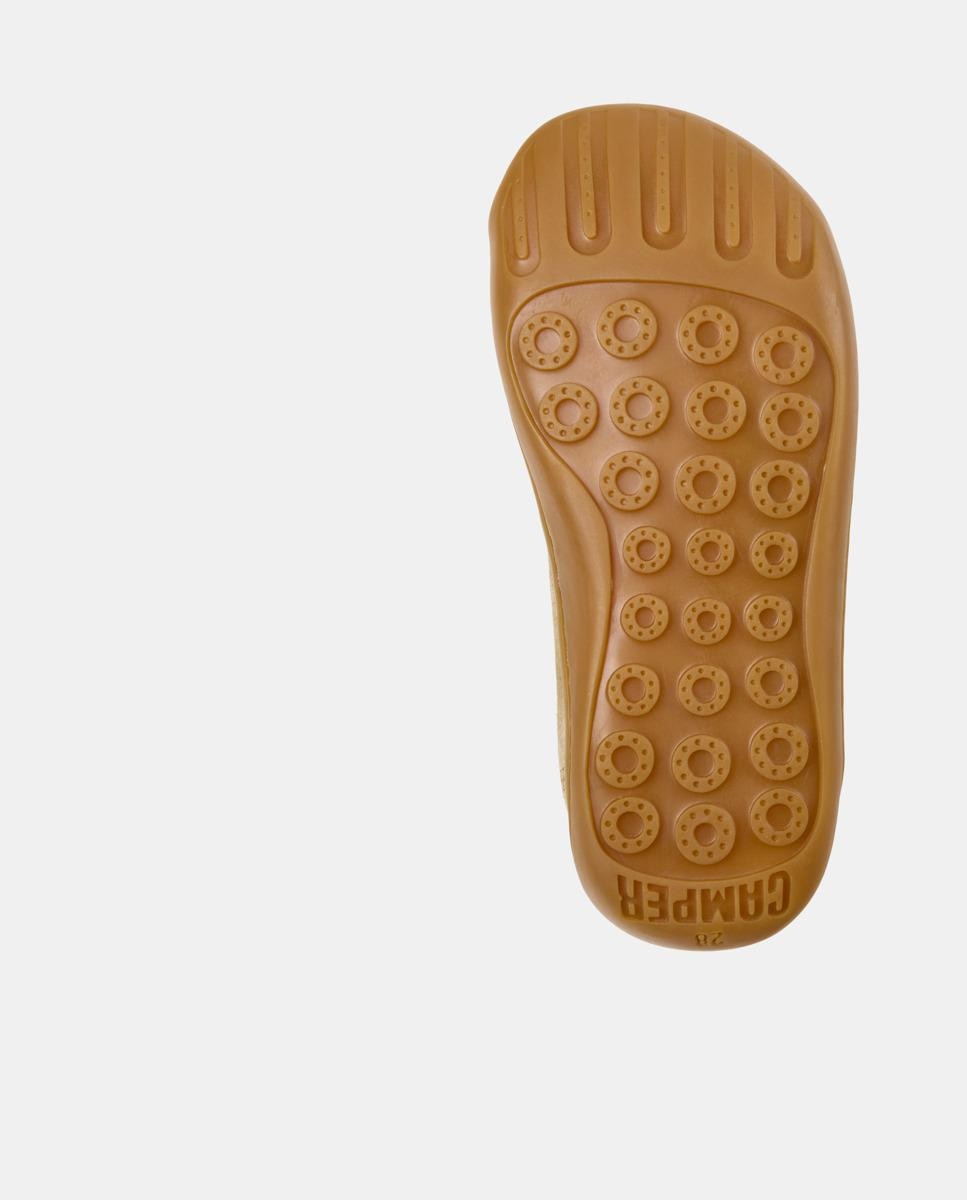 Zapatillas de Piel de Niño Peu Cami Twins Castanho-claro-4