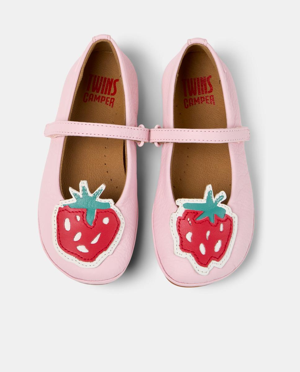 Sabrinas Infantil de Pele Right Kids Twins Rosa-claro-2