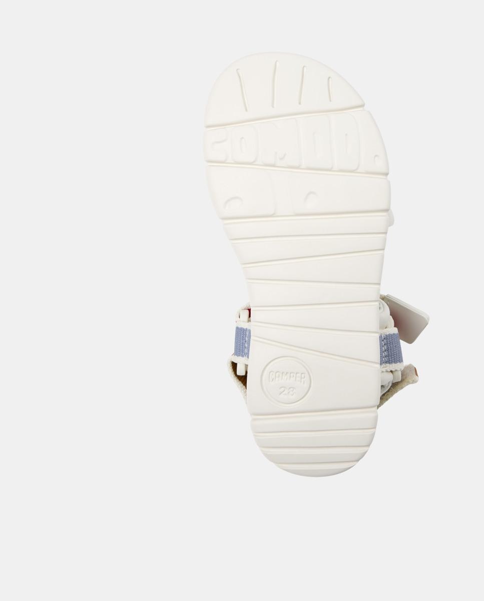 Sandálias Abertas Infantil Oruga Twins com Velcro Camper Multicolor-4