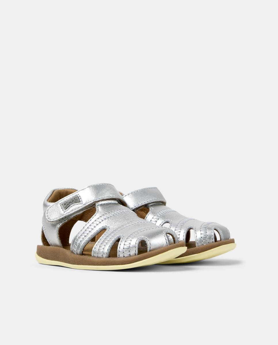 Sandálias Fechadas Infantil Bicho Ajustáveis com Plataforma Ergonómica Cinzento-5