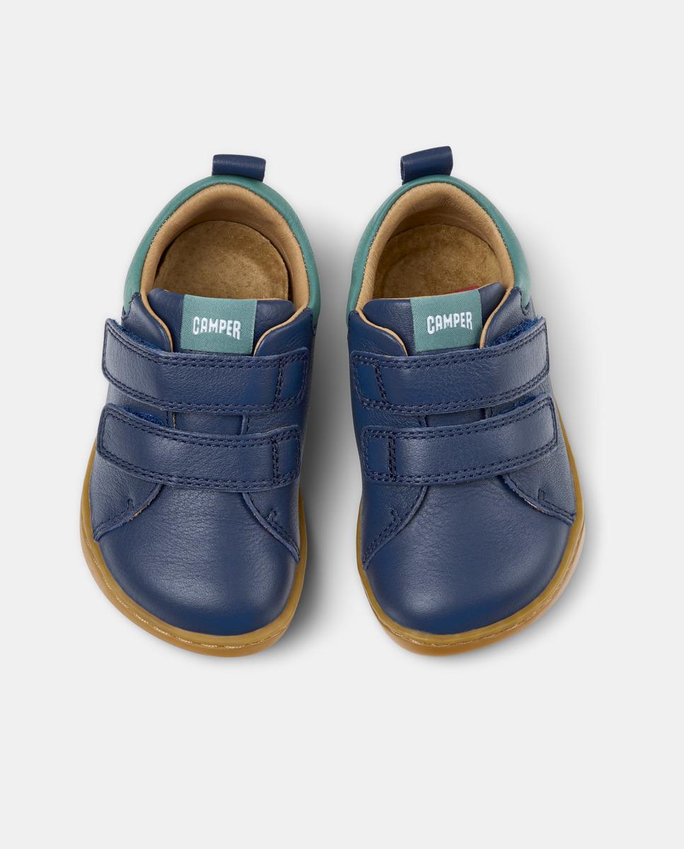 Sapatilhas Desportivas Infantil de Pele Peu Cami Camper Azul-2