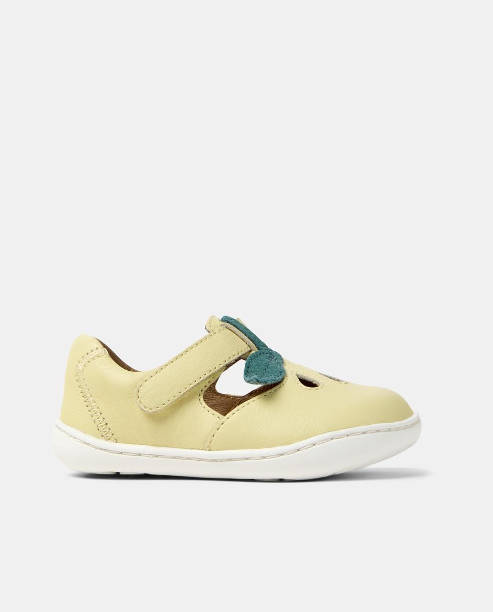 Bailarinas Peu Cami Twins com Velcro Amarelo-1