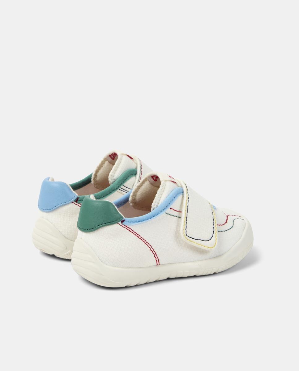 Sapatilhas Desportivas Infantil Peu Path Twins com Velcro Camper Branco-3
