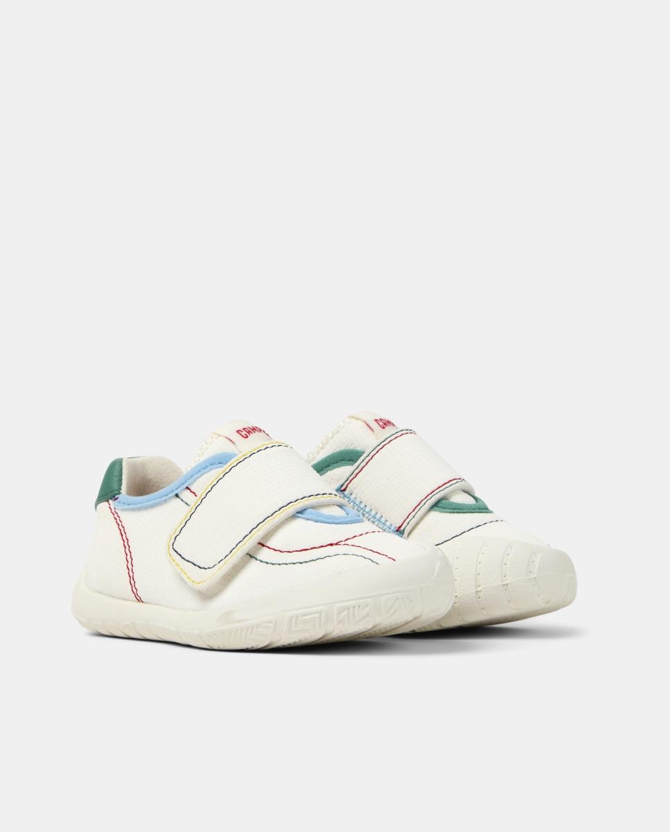 Sapatilhas Desportivas Infantil Peu Path Twins com Velcro Camper Branco-5