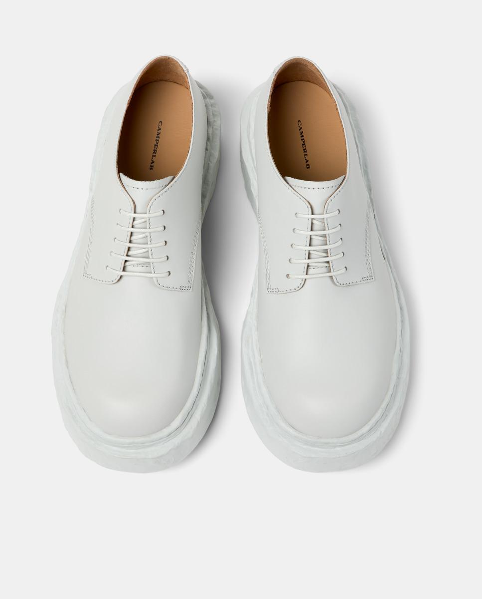 Bluchers Unissexo de Pele Vamonos Cinzento-2