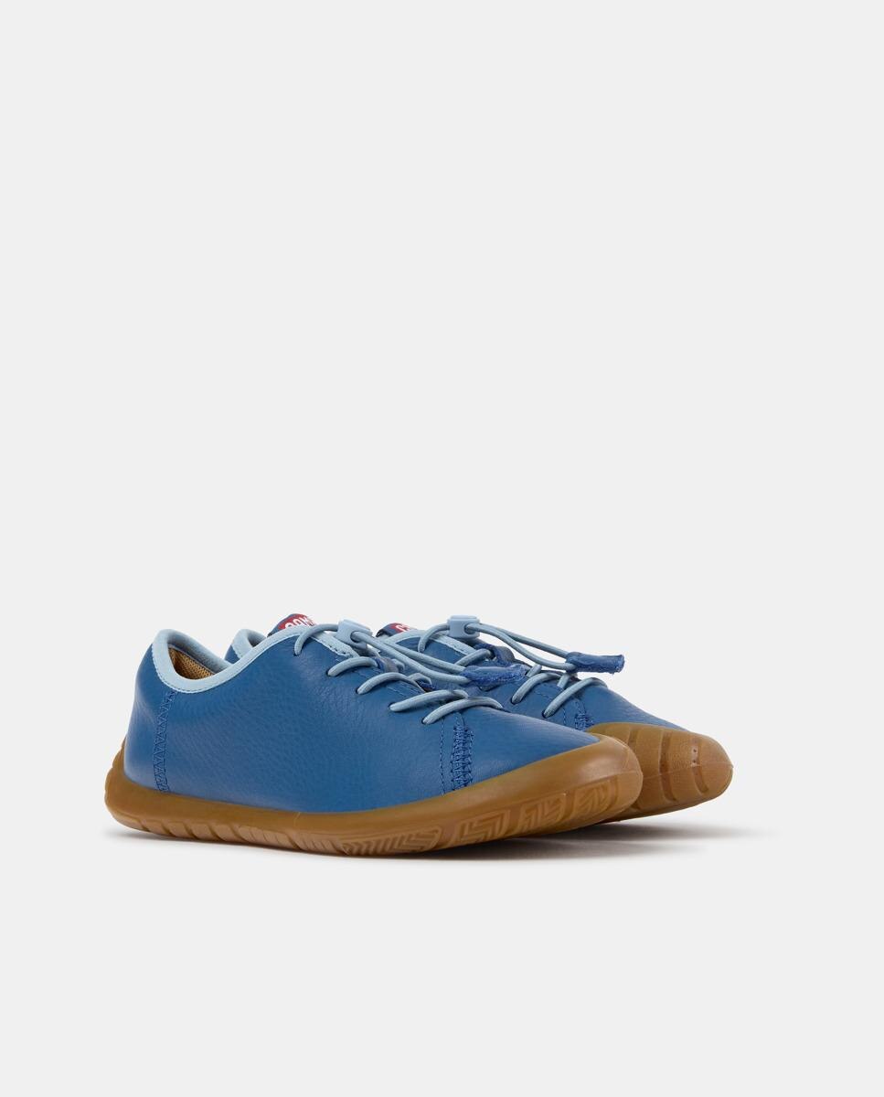 Sapatilhas de Pele Infantil Peu Path Azul-2