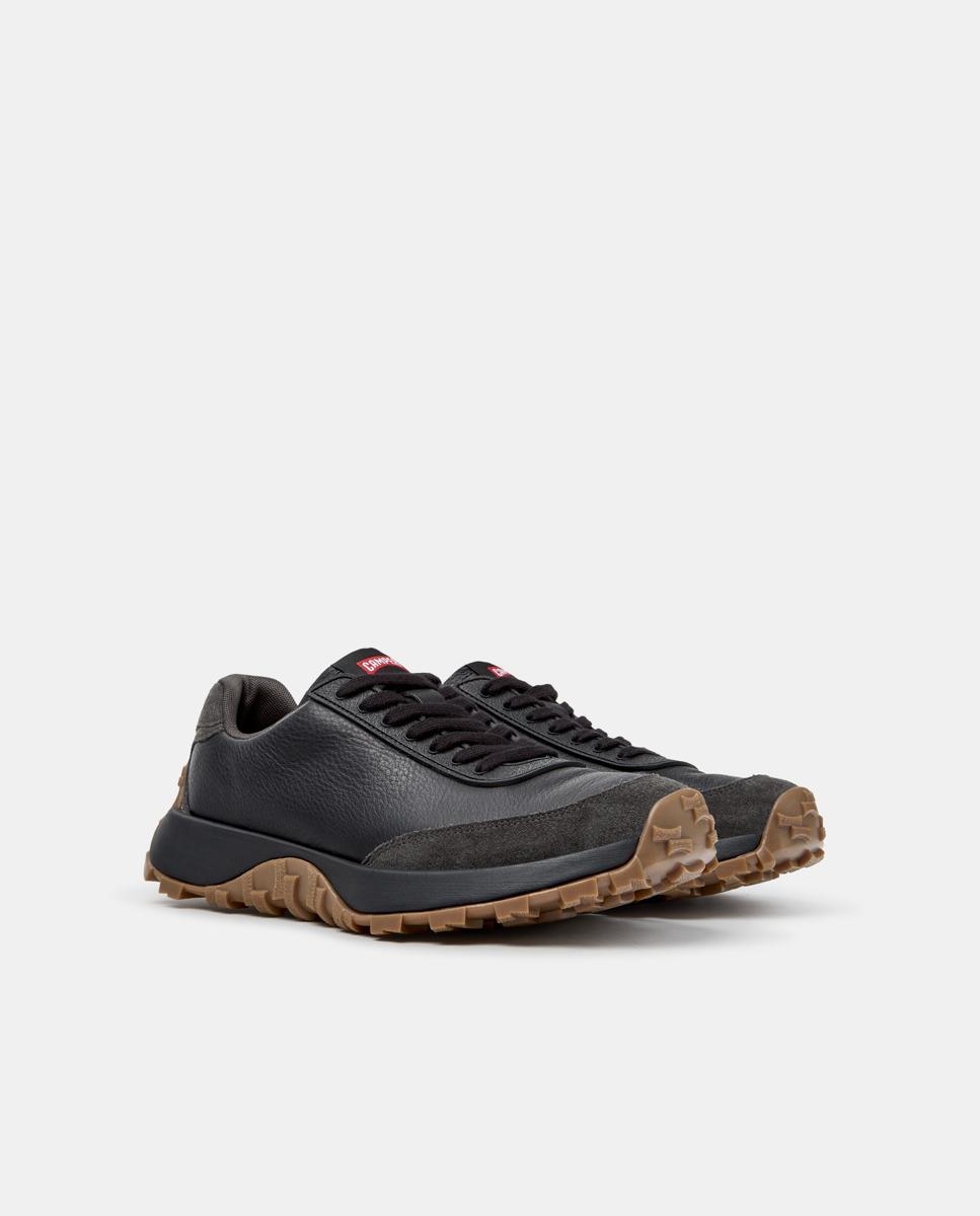 Sapatilhas Drift Trail de Pele Preto-5