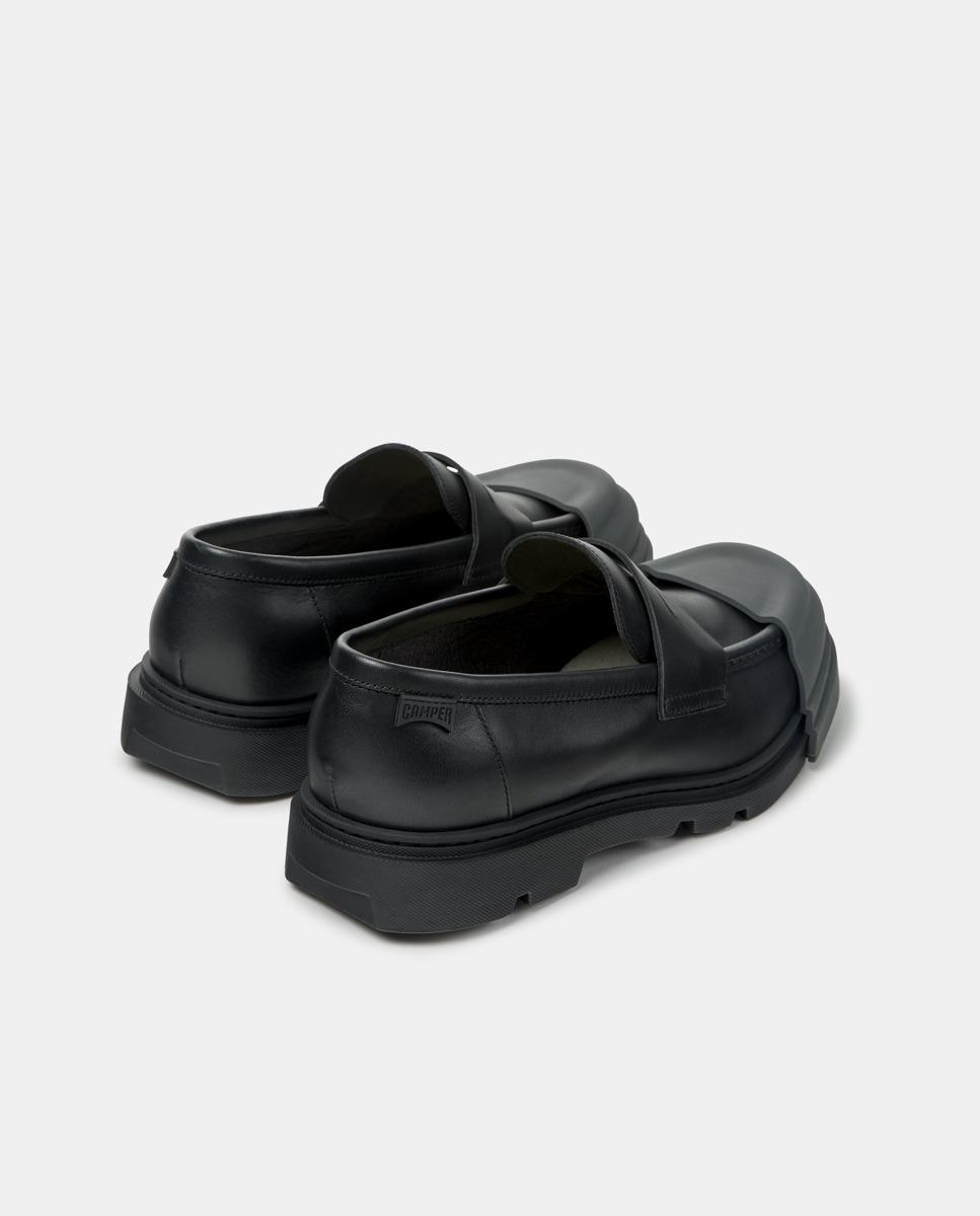Mocassins Junction de Pele Preto-3