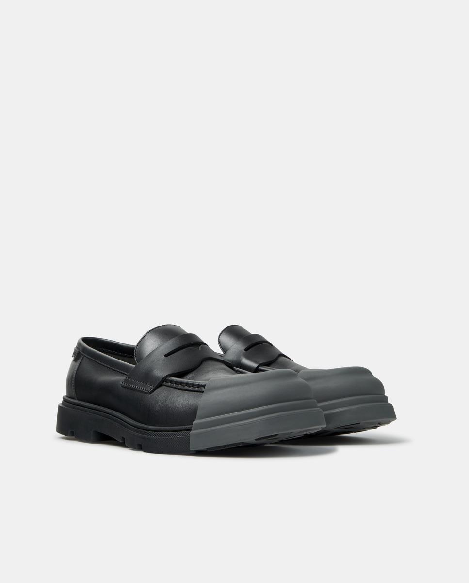 Mocassins Junction de Pele Preto-5
