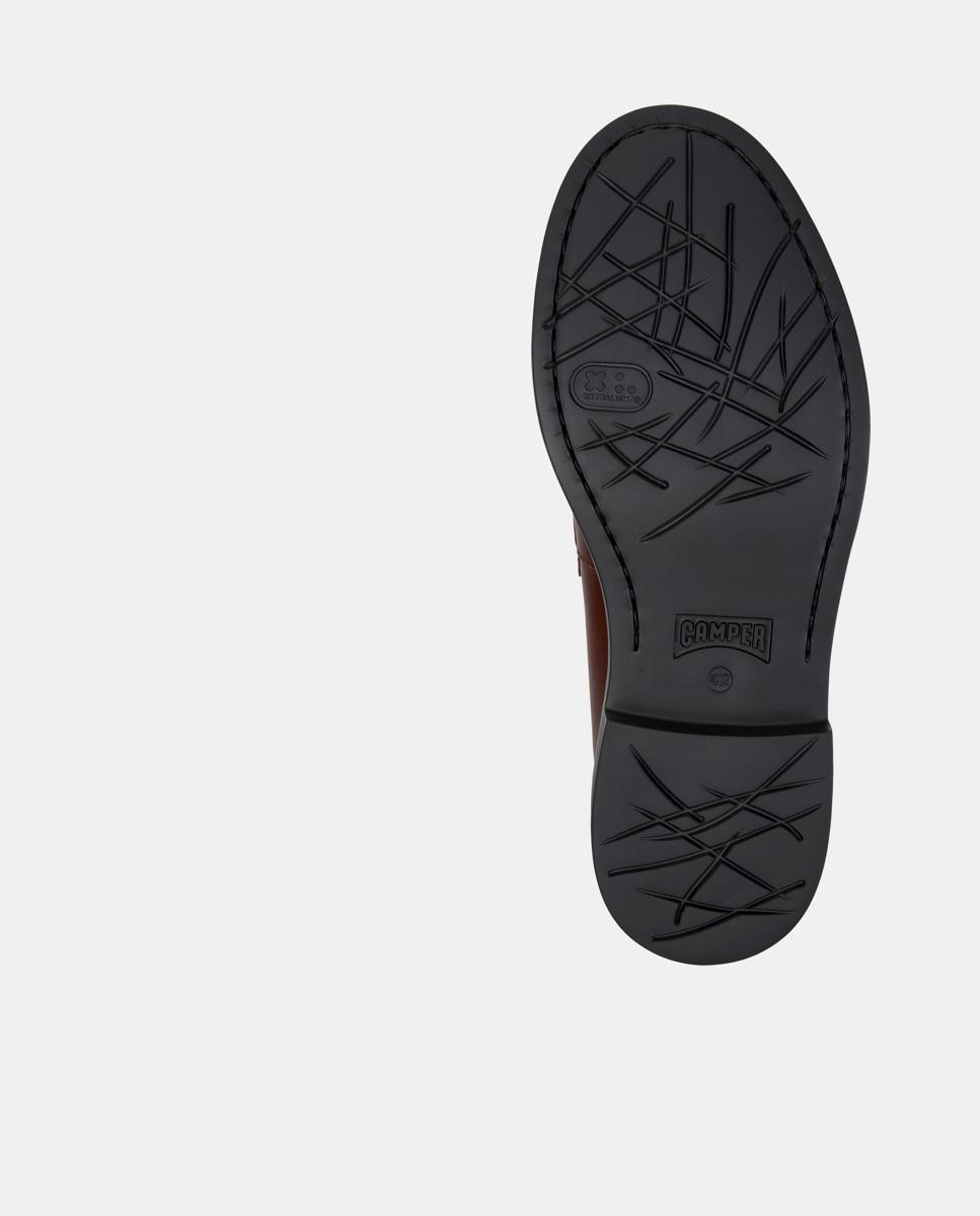 Mocassins Dean de Pele Bordeaux-4