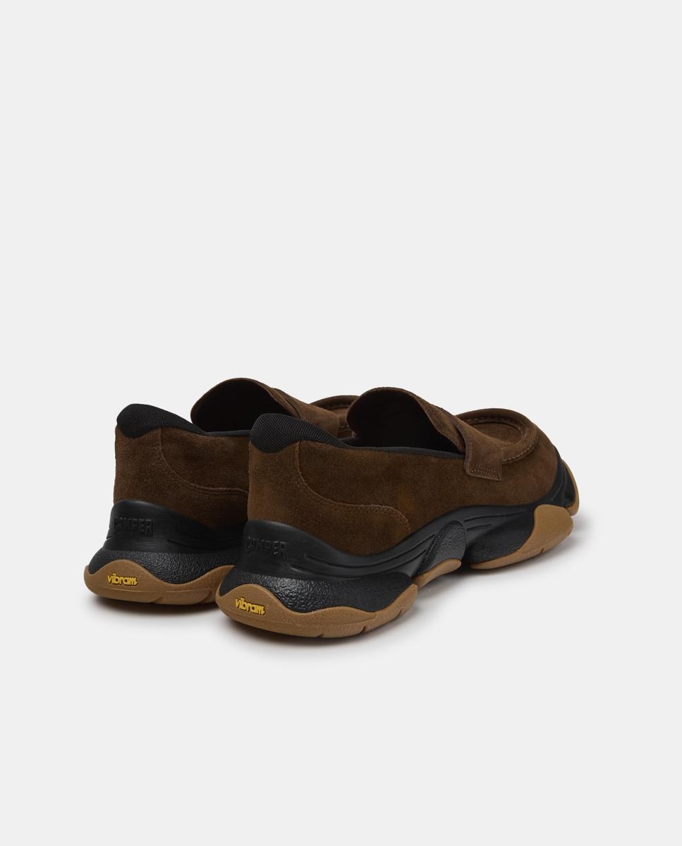 Mocassins Karst 2 de Pele Castanho-3