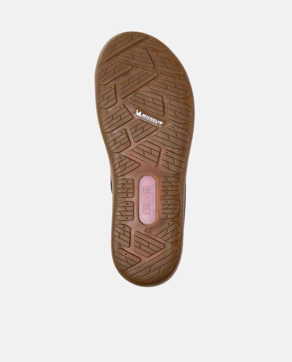 Sapatilhas de Pele Peu Pista Gm com Atacadores Cinzento-5