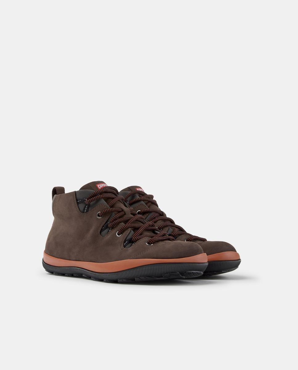 Botins de Atacadores Peu Pista Gm Castanho-2