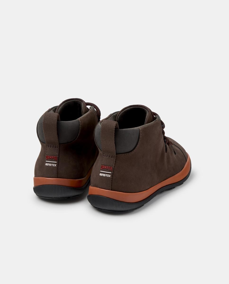 Botins de Atacadores Peu Pista Gm Castanho-4