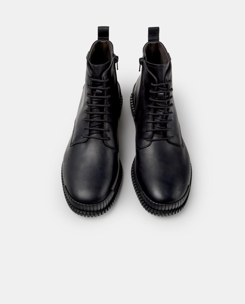 Botins de Pele Pix Preto-2