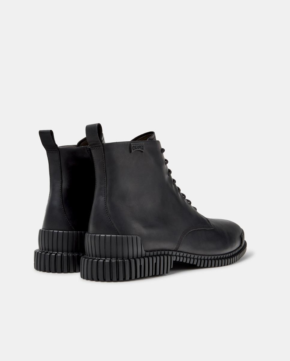 Botins de Pele Pix Preto-3
