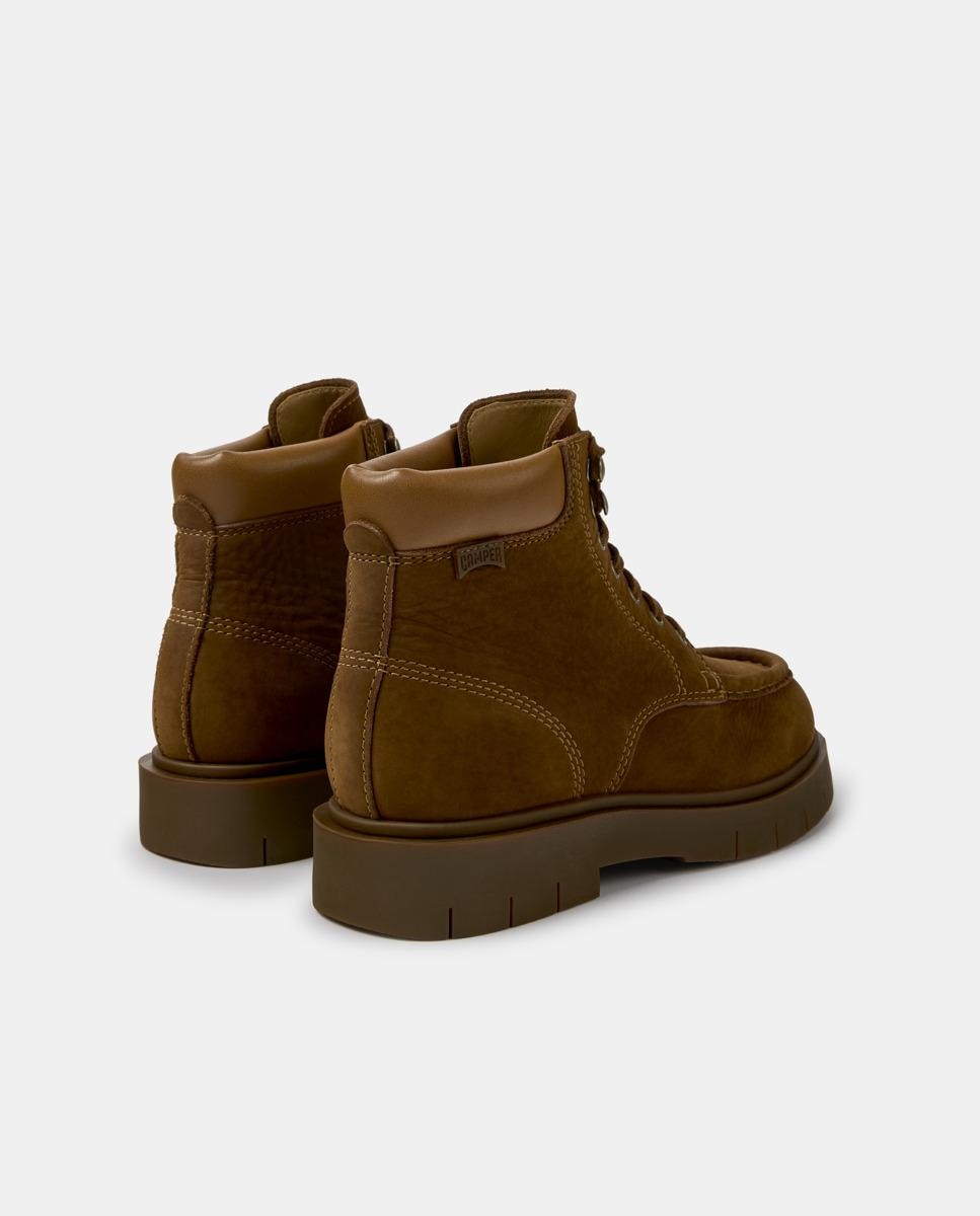Botas de Cordões Alaro Camel-4