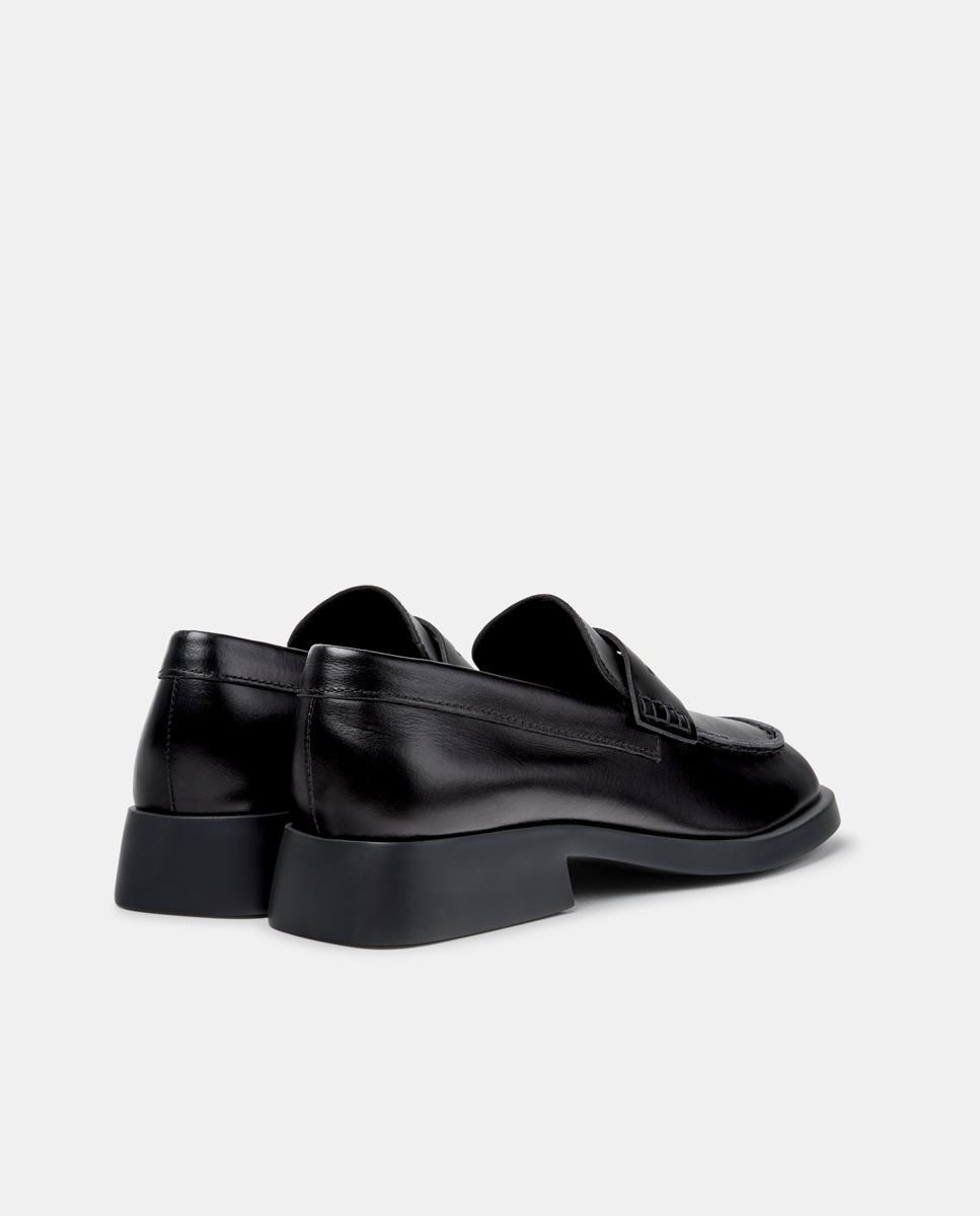 Mocassins de Pele Donna Preto-3