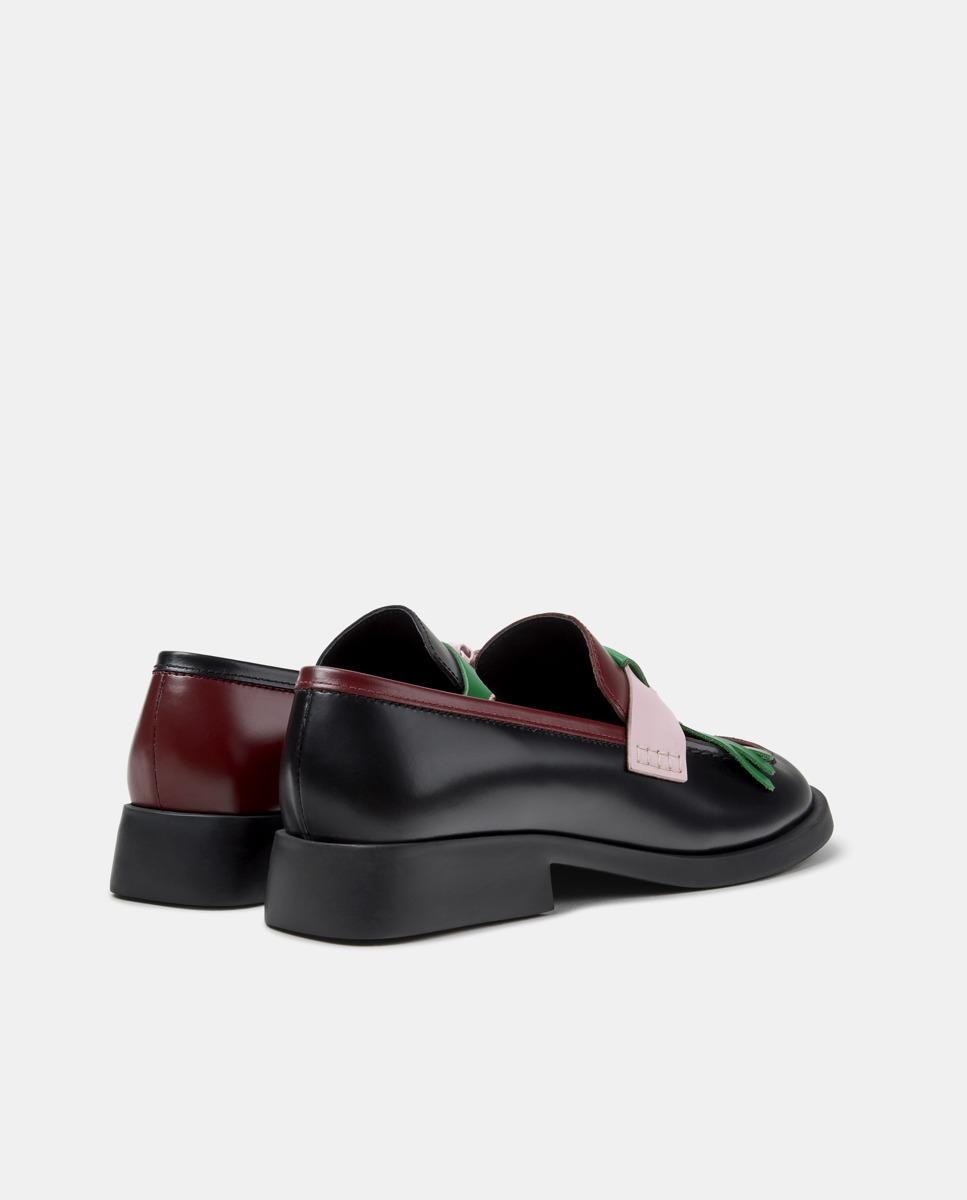 Mocassins Donna de Pele Preto-4