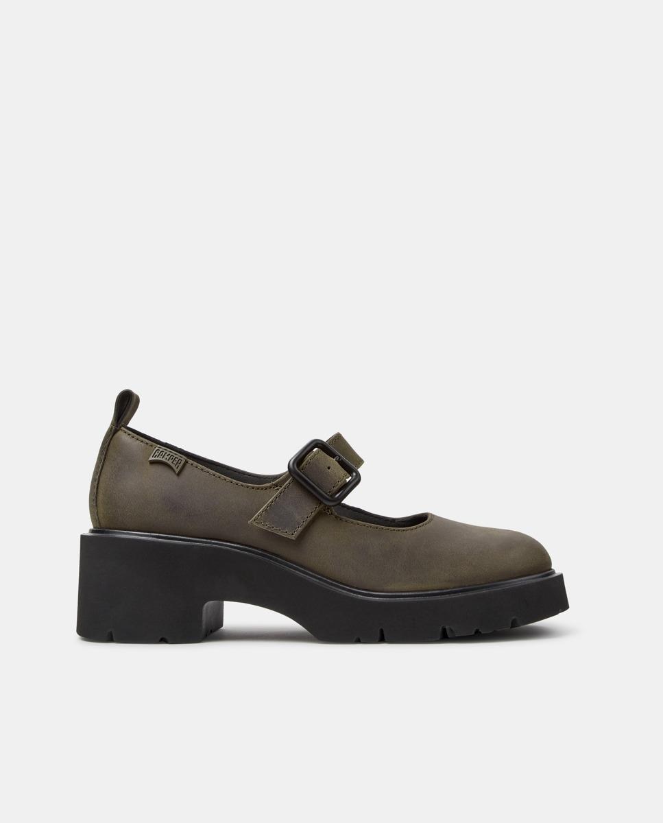 Imagem 0 de Sapatos de Salto Milah de Pele