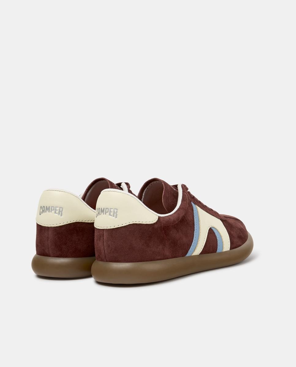 Sapatilhas Pelotas Soller de Pele Bordeaux-3