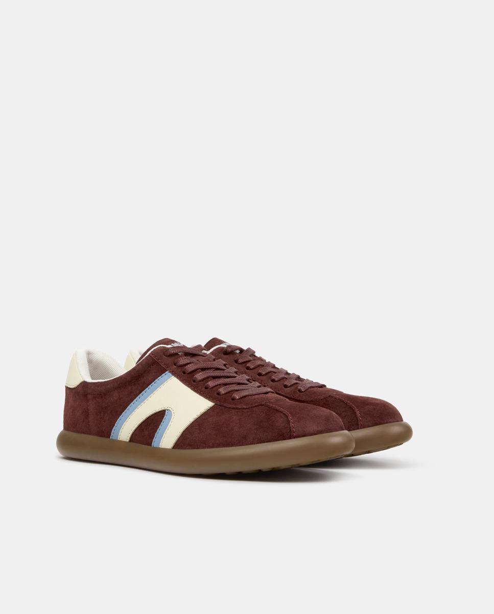 Sapatilhas Pelotas Soller de Pele Bordeaux-5