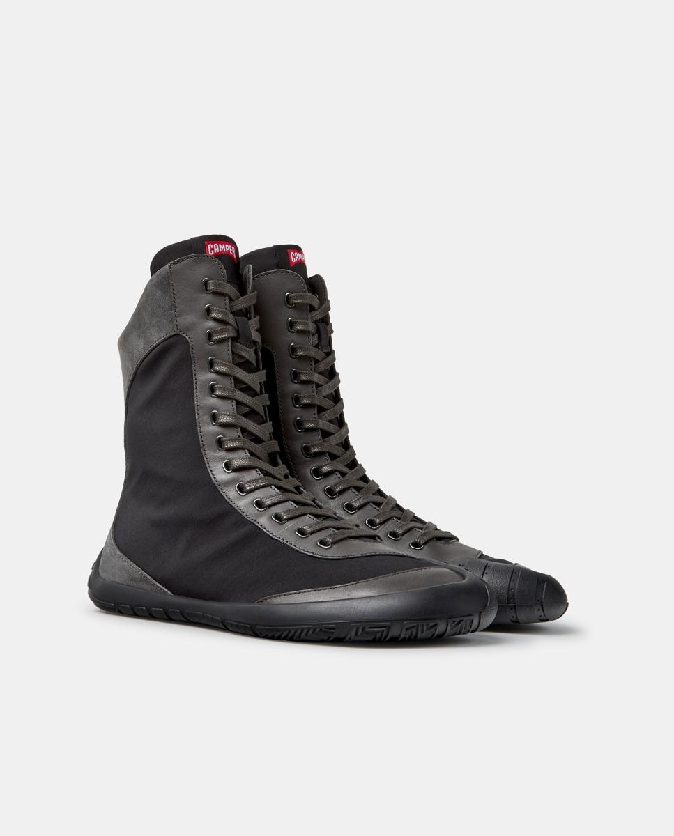 Botins Peu Path+ de Cordões Preto-5