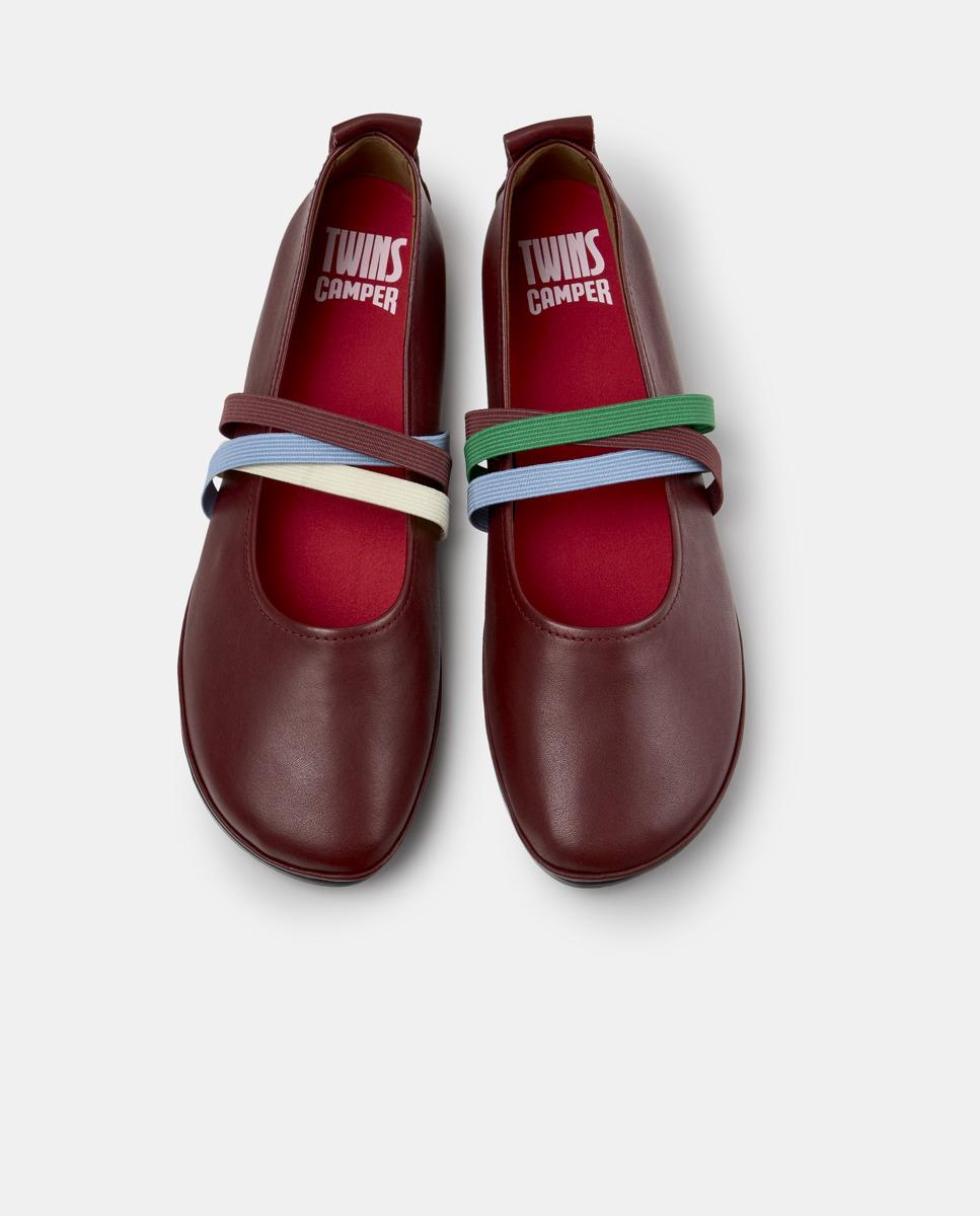 Sabrinas Rasas de Pele Right Nina Twins Bordeaux-3