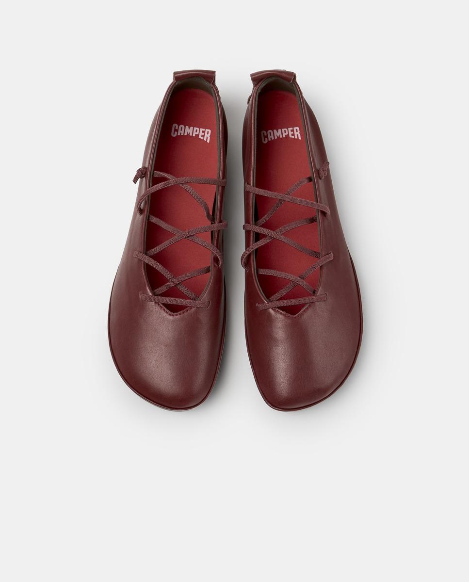 Sabrinas Rasas Right Nina com Tiras Bordeaux-2