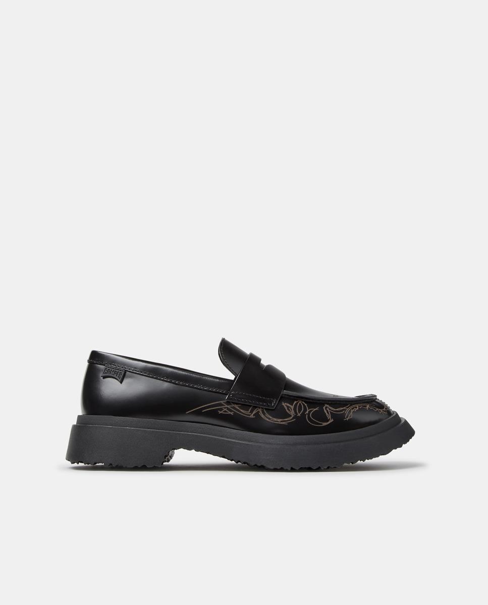 Mocassins de Pele Walden Preto-1