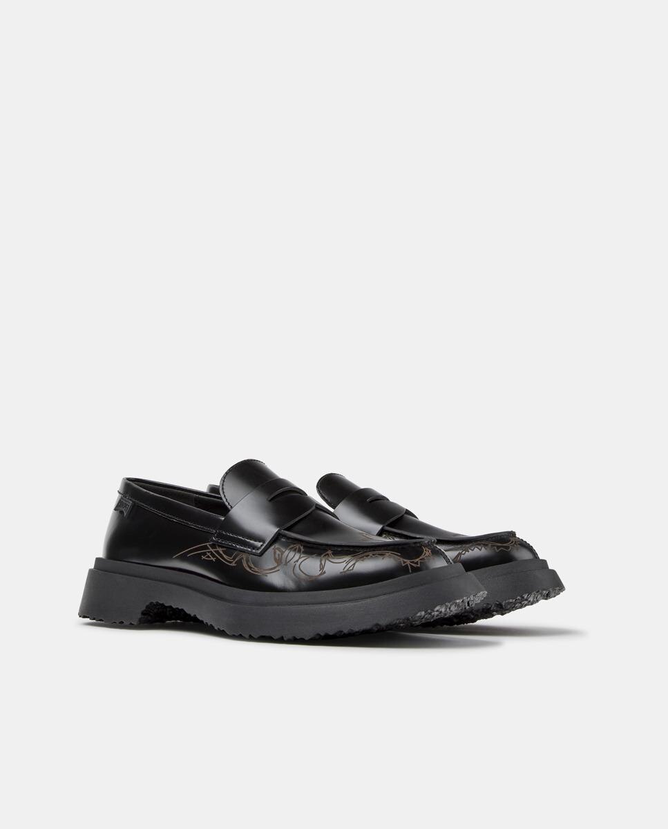 Mocassins de Pele Walden Preto-5