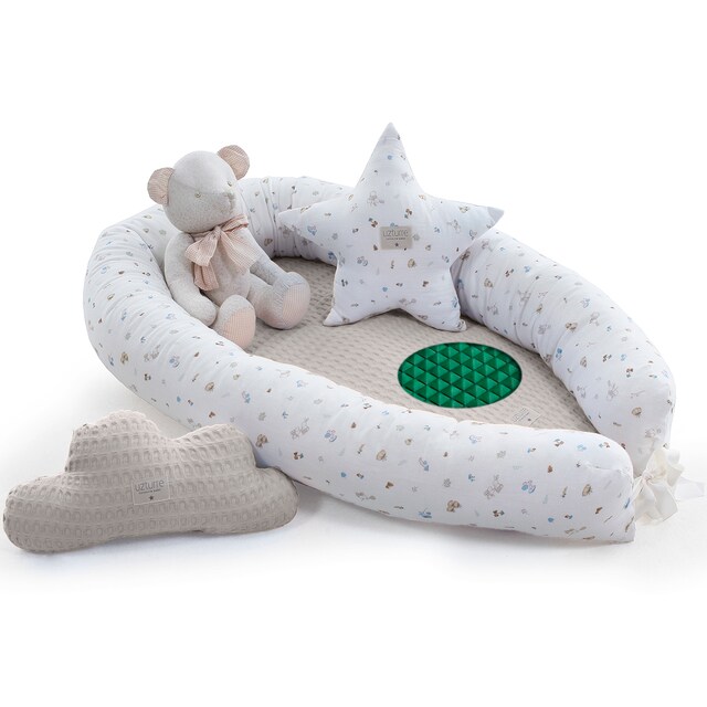 Imagem 0 de Ninho com Colchão Lemur Uzturre Benjamin