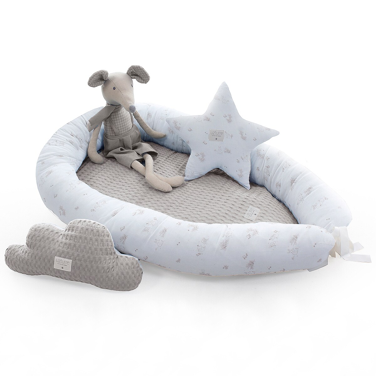 Ninho com Colchão Normal Uzturre Creme-1